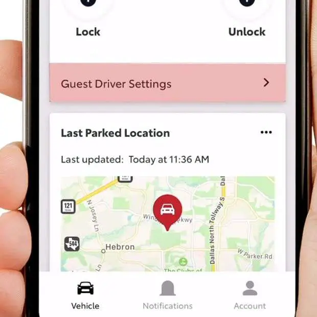 toyota app guest driver settings